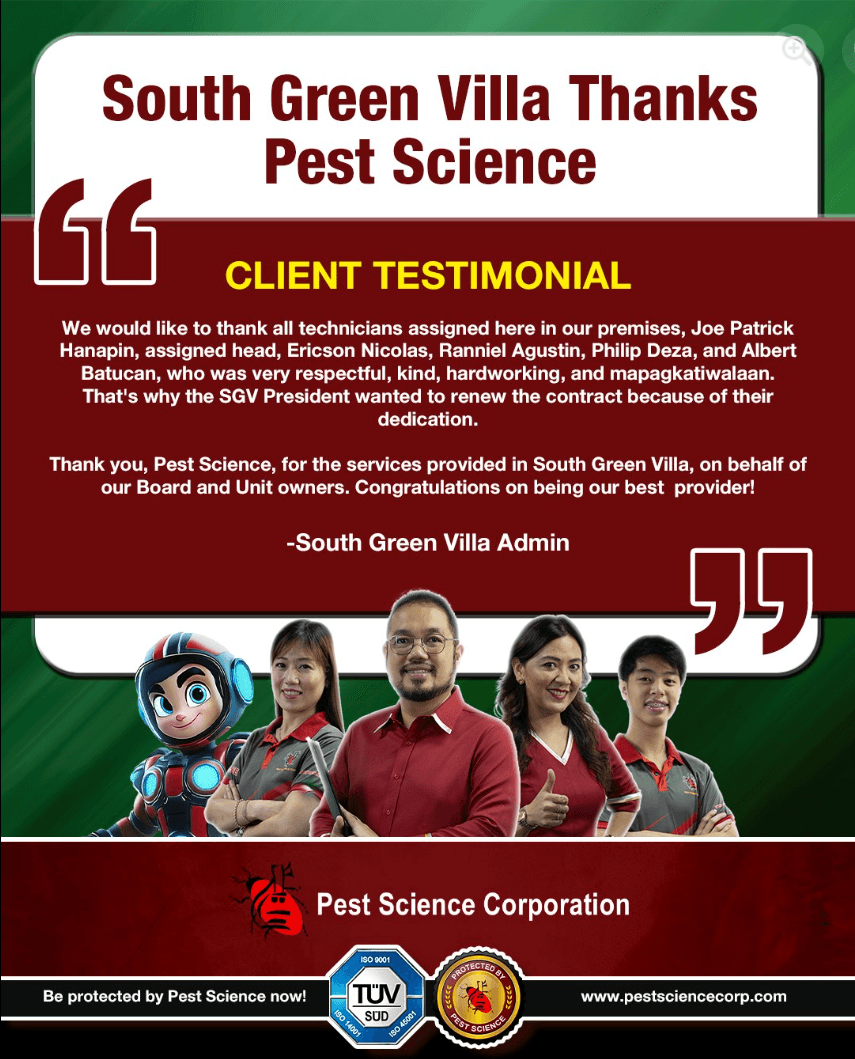 "Our Best Provider": Why SGV Renewed with Pest Science